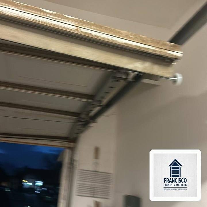 Off-Track Garage Door Emergency Realignment & Laser Calibration in North Richland Hills, TX